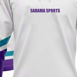 เสื้อกีฬาฮอกกี้น้ำแข็งสำหรับผู้ชายเสื้อเจอร์ซี่น้ำแข็งพิมพ์โลโก้ตามสั่ง - Product Image 3