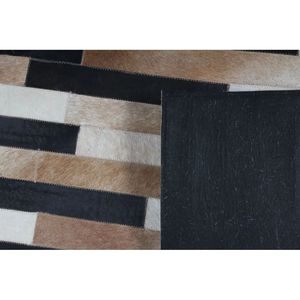 Handmade Recycled Leather Living Room Carpet-Soft Plush Abstract Jacquard <b>Rug</b> 10mm Thick - Product Image 3