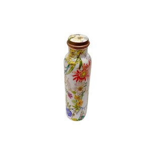 Bouteille en cuivre antique 100% naturelle, dernière impression colorée, minimaliste, bienfaits ayurvédiques, directement du camping, nouvelle arrivée - Product Image 6