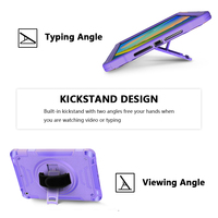 Funda Premium para iPad 10.2 (2019-2021) con Soporte Giratorio, Diseñada para el Trabajo, Resistente para Exteriores y Fácil de Transportar
