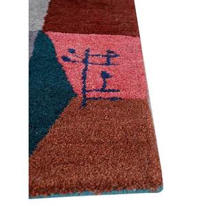 Alfombra Acar Leq-70(Md) Hecha a Mano con Lana y Viscosa, Diseño Geométrico Clásico para Hogar y Pasillo, Estilo Rectangular, Grosor de 10 mm - Product Image 4