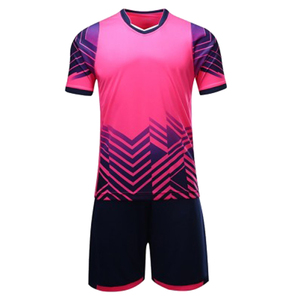 Wholesale Unisex Customizable 200Gsm plus size Soccer Jersey Set <b>Shirt</b> Shorts Breathable Quick Dry 100% <b>Polyester</b> Summer Premium - Product Image 2