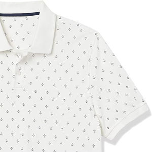 Logotipo personalizado de los hombres para la camisa Polo Slim Fit Casual Wear Color sólido con el último diseño de teñido liso con servicio OEM personalizado - Product Image 5