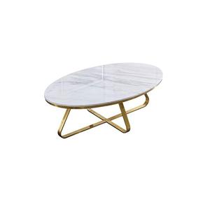 Nouvelle table d'appoint en métal dernier modèle en vente en gros Nouvelles tendances Mobilier de chambre Design moderne Pieds en métal en marbre Ensembles de tables basses - Product Image 1