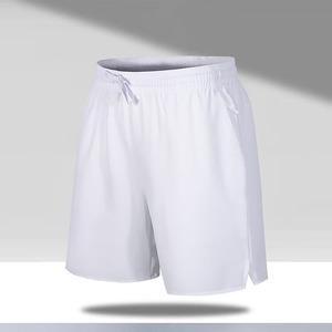 Short de sport d'entraînement pour hommes short de basket-ball de gymnastique personnalisé en gros en polyester ceinture élastique confortable et solide - Product Image 2