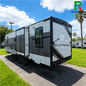 Utilisé aux États-Unis : Remorque de camping-car 2025, type Toy Hauler, en alliage d'aluminium gris, avec capacité de couchage - Product Image 2