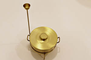 Casserole en métal de luxe avec couvercle doré Casserole chaude de haute qualité pour la maison ou le mariage - Product Image 4
