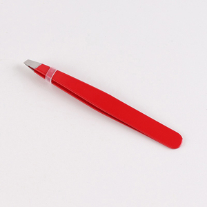 High Quality Low MOQ Customized Color Slanted Tip Stainless Steel Durable Lightweight <b>Eyebrow</b> <b>Tweezers</b> - Product Image 6
