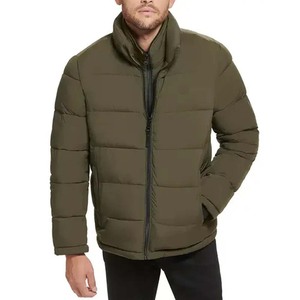Veste polaire d'hiver de haute qualité pour hommes, ample, chaude, épaisse, capuche, col montant, fermeture éclair, décontracté, couleur pure, service OEM disponible dans la rue - Product Image 6