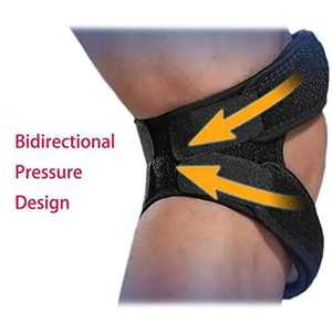 Wholesale MESS SPORTS Custom Logo Gym Dual <b>Straps</b> Open Patella Stabilizer Breathable Sports Gel Belt / 2024 Compression <b>Knee</b> - Product Image 4