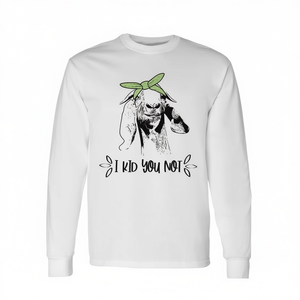 เสื้อยืดแขนยาวสำหรับคนรักสัตว์เลี้ยง Kid Pun For Farmers - Product Image 2