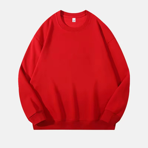 Nouveaux sweats à capuche pour hommes, poids lourd, design personnalisé, sweat-shirt en coton, col rond, motif uni, automne, polyester, coton, teinture unie, OEM - Product Image 1