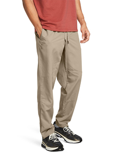 Pantalones de chándal de nailon holgados con logotipo bordado personalizado de alta calidad 2025, pantalones impermeables de poliéster cortavientos para hombres - Product Image 1