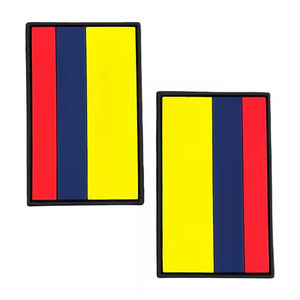 Patchs brodés en PVC souple personnalisés, fabriqués en usine, best-sellers, en forme de fleur, légers, à coudre, disponibles - Product Image 6