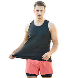 OEM personalizado deporte sin mangas del músculo camiseta sin mangas 100% algodón transpirable de punto Casual capucha XL para correr Fitness gimnasio hombres gimnasio Top - Product Image 2