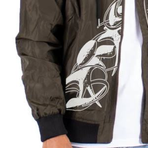 2025 logotipo personalizado de moda de nailon 100% algodón transpirable de dos piezas chándales rompevientos conjunto sólido elementos esenciales de invierno para niños - Product Image 4