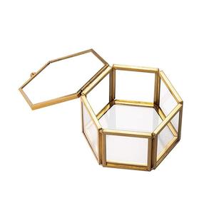 Exquisite Handmade <b>Jewelry</b> <b>Box</b> with Brass And <b>Glass</b> Elegant Storage Solution For <b>Jewelry</b> <b>Box</b> - Product Image 6