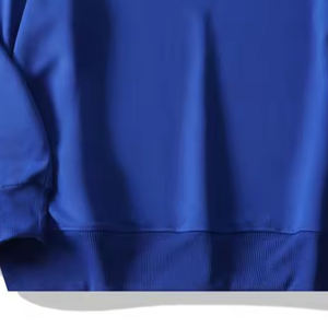 <b>Men's</b> Breathable Pullover Hoodies <b>Sweatshirts</b> Blue O Neck Wear Plain Dyed Heat Transfer Printing Wholesale for Winter Season - Product Image 6