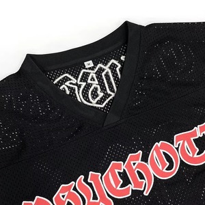 Nouveau design Mens Crop Mesh maillot de football ample Polyester tissu respirant vêtements de sport classique coupe régulière hommes crop t.shirs - Product Image 6