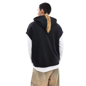 Clothing For Wholesale Bangladesh High <b>Quality</b> Sleeveless Hoodie Bulk Premium Packaging Mens Hoodie Customizable <b>Product</b> OEM/ODM - Product Image 2