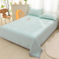 Ensemble de draps de lit matelassés quatre saisons transfrontalier en polyester, coton et mousse de coton, trois pièces, motif d'animation de dessin animé
