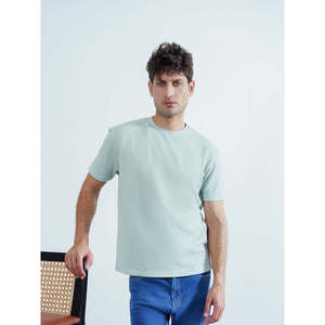 เสื้อยืด SENWE ผ้าฝ้าย 100% เนื้อผ้าถักแบบมีเท็กซ์เจอร์ ทรงปกติ น้ำหนัก 220 กรัม สไตล์สตรีท พิมพ์ลายโลโก้ พร้อมบริการออกแบบ - Product Image 2