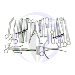 Juego de 22 Instrumentos Quirúrgicos Ortopédicos Principales, Kit de Herramientas Manuales de Acero Inoxidable para Limpieza y Obturación Dental - Product Image 3