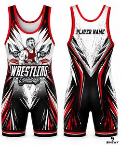 Singlet de Lucha Personalizado con Sublimación y Elasticidad en Cuatro Direcciones, Diseño Ajustado para Hombre, Modelo 2026 Challenge, Poliéster que Absorbe la Humedad, Deportivo para Adultos - Product Image 2