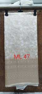 Impresionante Sari de nailon ligero suave y elegante para adultos para ocasiones de fiesta - Product Image 3