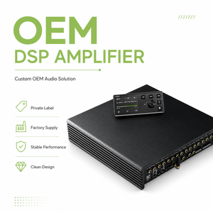 OEM para HiFi-X14, Amplificador de Potencia para Auto de Clase AB de Frecuencia Completa, 4 Canales, Material de Aluminio, DSP Integrado, <span class=keywords><strong>110</strong></span> DB - Product Image 1