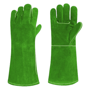 Premium High Quality Cowhide Split Leather Safety Gloves Industrial Welding <b>Spark</b> Resistant Personal Protective Gear - Product Image 5