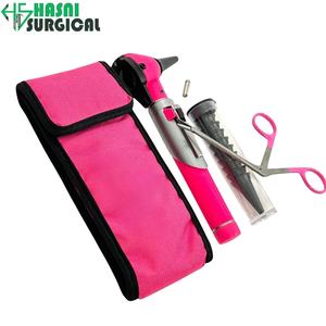 Ensemble d'otoscope de diagnostic ORL haut de gamme avec lumière LED et pinces crocodiles - Product Image 2