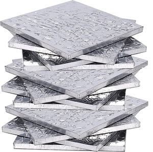 MS INC Design <b>Set</b> <b>Of</b> <b>6</b> Metal <b>Coaster</b> Kitchen Ware Product For Tea Coffee <b>Table</b> Top Decorative <b>Coaster</b> - Product Image 3