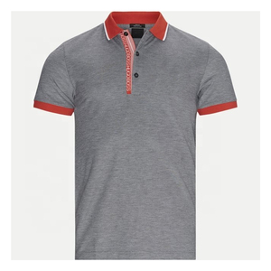 Polos de golf ajustados a precio bajo de fábrica con cremallera, polos con logotipo personalizado impreso, camisetas polo para hombre y mujer - Product Image 1