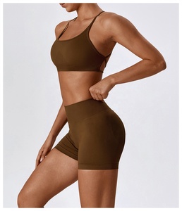 Nuevo Conjunto Deportivo de Yoga para Mujer, Elástico en 4 Direcciones, Personalizable al por Mayor, Cómodo, Transpirable, de 2 Piezas - Product Image 2