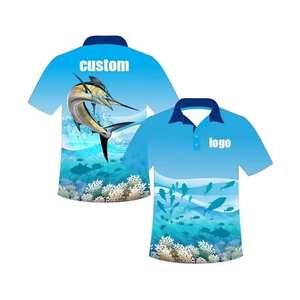 Sudadera de Pesca Personalizada con Sublimación, Secado Rápido, Poliéster, Protección UPF 50, MOQ Bajo - Product Image 2