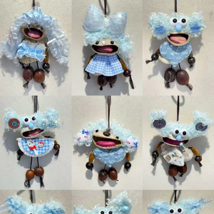 Muñeco de Peluche con Forma de Fruta Divertida, Adorable Accesorio de Bolso Hecho a Mano con Pelo de Hilo Ondulado para Niños y Adultos, Regalo Práctico - Product Image 1
