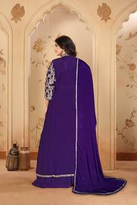 Lo último en Top de Georgette Real y Palazzo con Butterfly Net Dupatta Modern Silks Festive & Party Wear Collection Salwar Kameez - Product Image 4