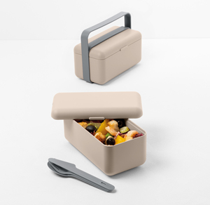 Lonchera de Diseño Italiano con Compartimento para Teléfono, Apta para Calentar, Duradera, con Termo, de Polipropileno Ecológico - Product Image 2