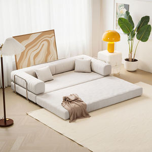 Canapé-lit convertible <span class=keywords><strong>3</strong></span> <span class=keywords><strong>places</strong></span> en mousse sans os, fabriqué en usine OEM, compressé sous vide, pliable, pour salon - Product Image 4