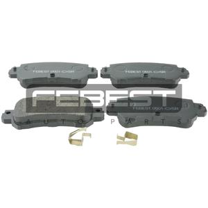Pastiglie freno posteriori FEBEST (0501-CX5R) - Product Image 1
