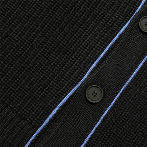 Collège personnalisé Letterman Cardigan pull tricoté ouvert devant brodé Patch Sororités Cardigans chandails - Product Image 4