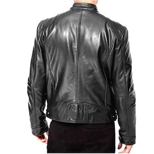 Vestes en cuir pour hommes de haute qualité |   Design élégant et très vendu |   OEM Personnalisé, Plusieurs Couleurs, Vente en Gros Directe d'Usine - Product Image 6