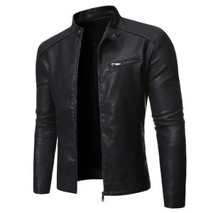 Chaqueta de Motocicleta para Hombre, Corte Ajustado, Cuero Genuino, Color Personalizado, Frente Abierto, Transpirable, Mayor Visibilidad, Otoño - Product Image 2