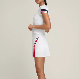 Ensemble de vêtements de sport de tennis mini pour femmes en gros, jupe de golf plissée, shorts avec pantalon pour adultes - Product Image 5