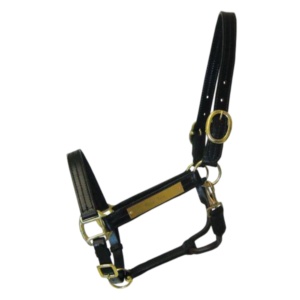 High Quality Brown Leather Horse <b>Halter</b> Durable Hybrid Design Handmade India Wholesale for Equestrian Use KGN International - Product Image 1