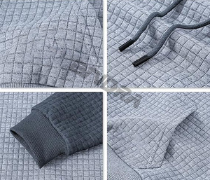 Sweat à capuche surdimensionné pour hommes Vintage Heavyweight Wash Plush Fleece 100% Cotton Sweatshirt Brodé Print Streetwear - Product Image 4