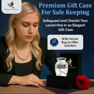 Mini urnas para cenizas humanas, urna conmemorativa de recuerdo para hombres y mujeres, Tributo elegante para honrar a los seres queridos y recuerdos preciados - Product Image 3