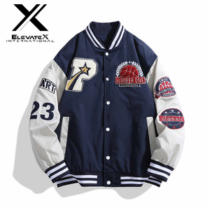 Chaqueta Varsity de Béisbol de Invierno de Lujo para Hombre y Mujer, Nueva Colección Streetwear, Colorida, Holgada, de Felpa, con Bordado, Reversible y a la Moda - Product Image 1