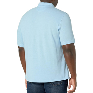 เสื้อโปโลผู้ชายแขนสั้นผ้านุ่มระบายอากาศได้ดี, เสื้อโปโลลำลองผ้าฝ้ายพลัสไซส์แห้งพอดีตัว - Product Image 2